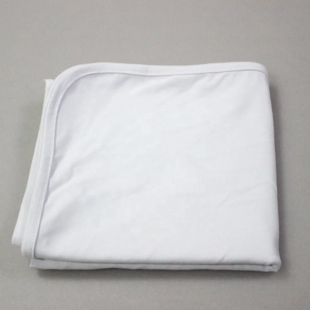 Factory custom Wholesale custom 5% spandex 95% cotton 190gsm solid color stretchy swaddle blankets