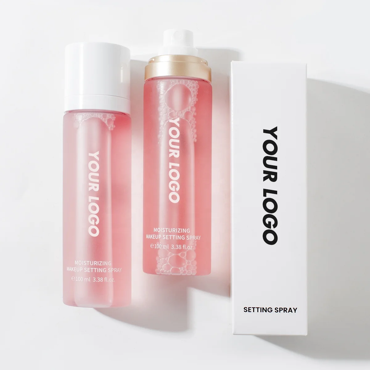 OEM Cosmetics Sweatproof Moisturizing Make Up Setting Spray Mist Makeup Fixing Custom Logo Dewy Waterproof Makeup Setting Spray