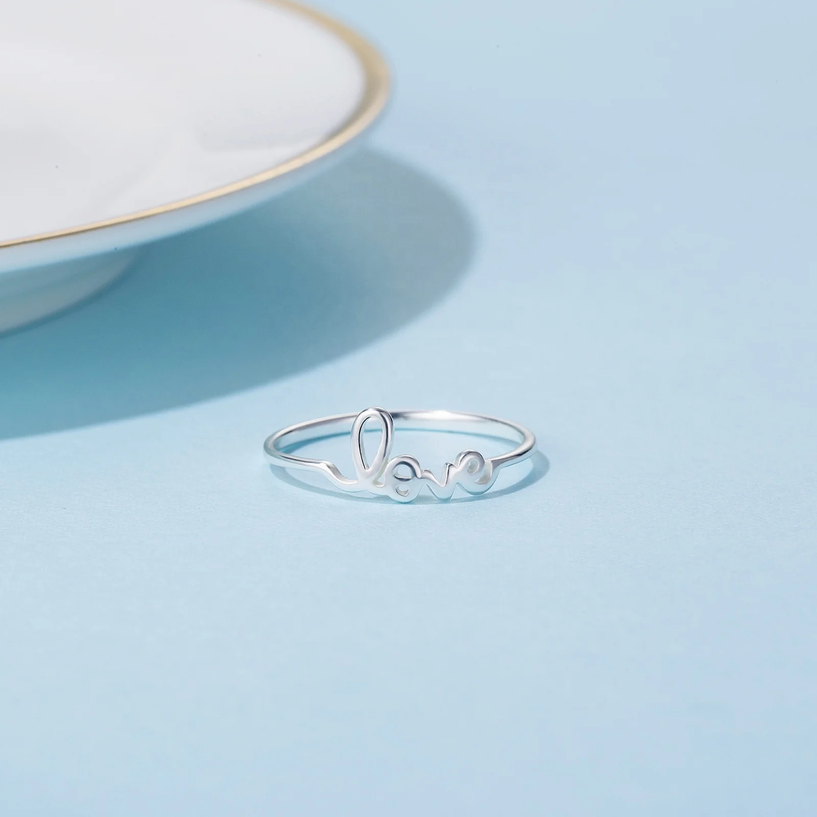 
Wedding Engagement Ring fashion rings jewelry women Girl Gift 925 Sterling Silver Rings 