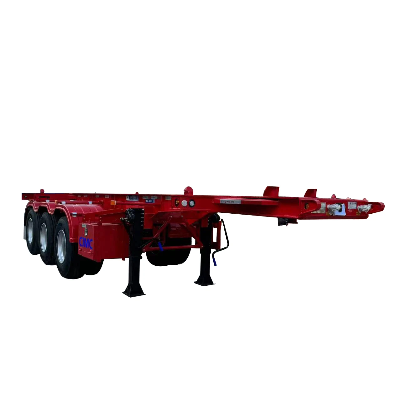 Best Quality Heavy Duty Shipping Container Skeleton 40 Foot/feet Gooseneck Skeletal Chassis Semi Truck Trailer For Sale