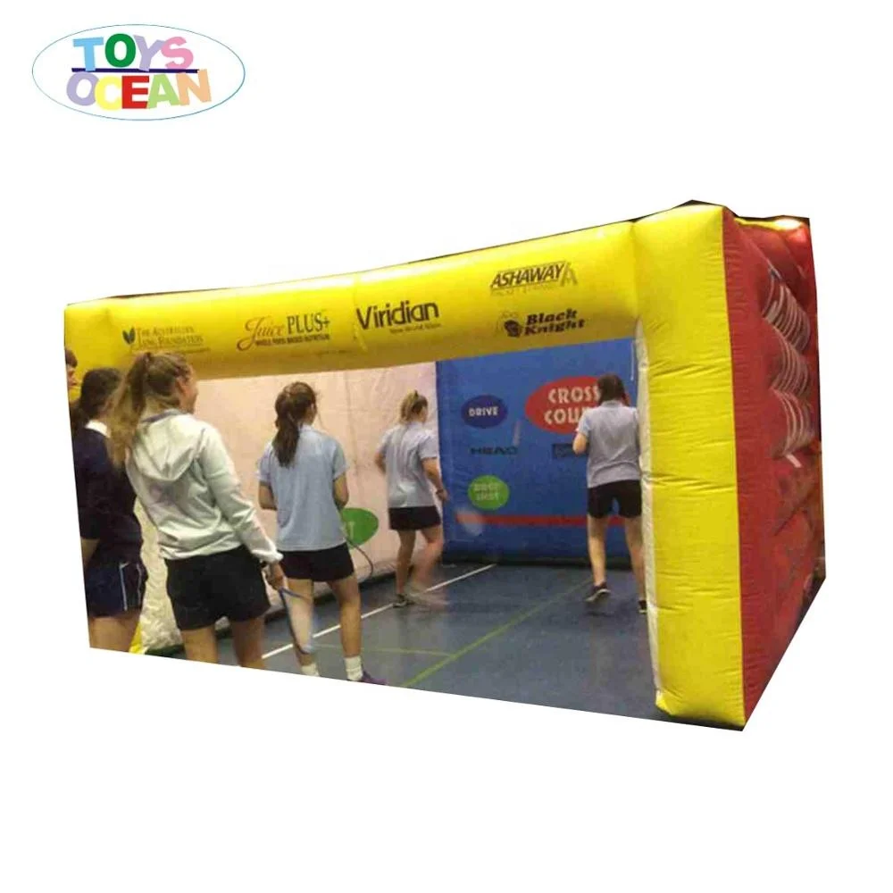 Inflatable squash court comes to Covenant Inflatable shooting game