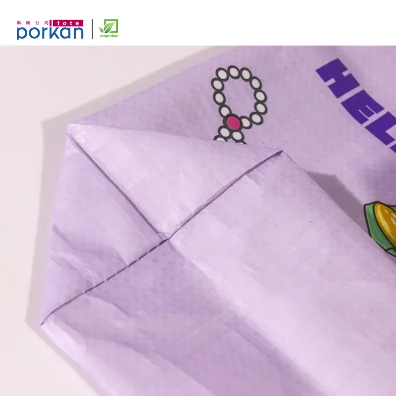 Promotional Portable PP Non-Woven Laminated Fabric Shopping Tote Recyclable Reusable Grocery Bags with Logo Pattern Gift Bags