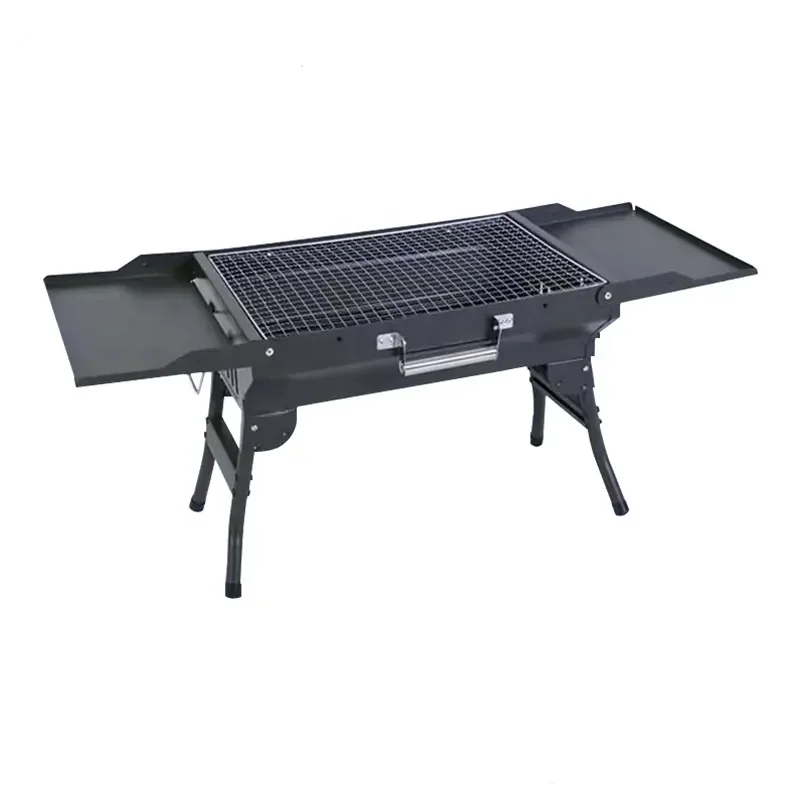 LARIBON Outdoor Portable Carbon Barbecue Stove for Picnic Garden Party Cooking Charcoal Camping Travel Folding Mini BBQ Grill