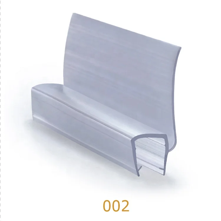 90-135 Degree Bottom Waterproof Seal Strip With PVC Extrusion Rubber for Glass Door