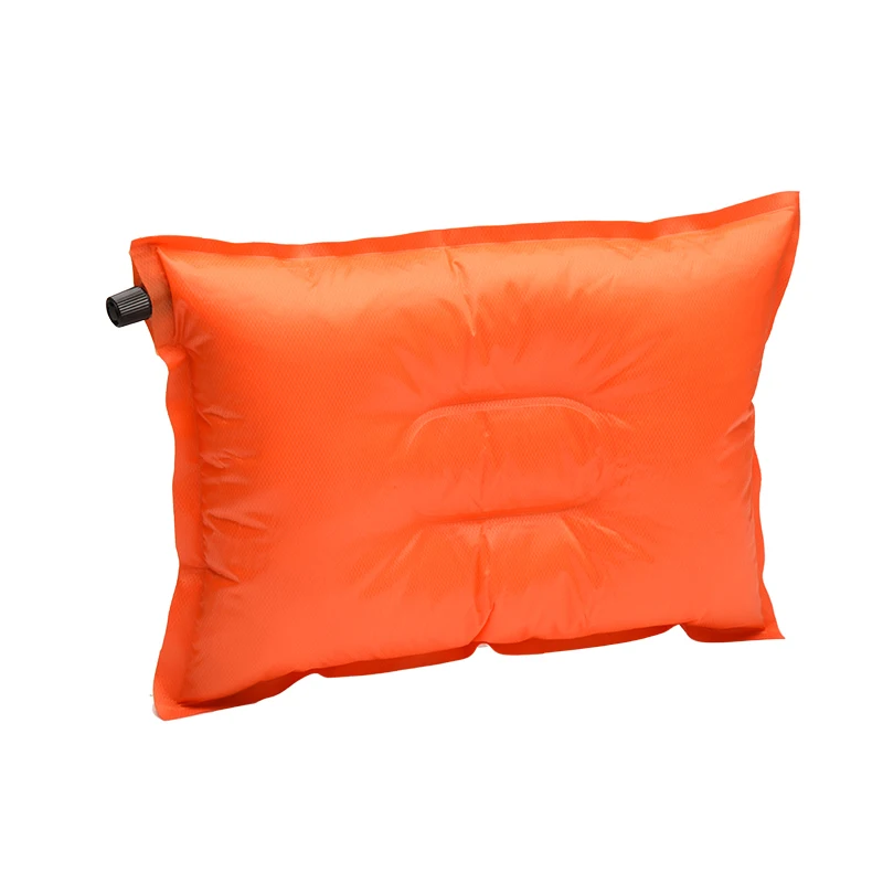 2022  outdoor camping automatic inflatable sponge pillow for easy carrying
