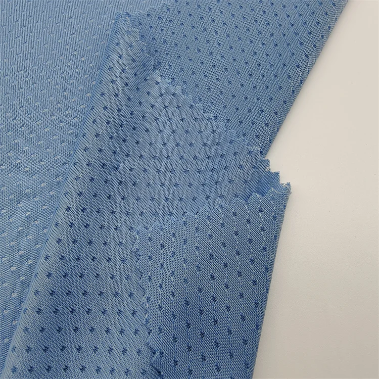 wholesale high quality Popular Generous Custom  Elegant Thick Garment 130Gsm 100% Polyester Jacquard Mesh Fabric