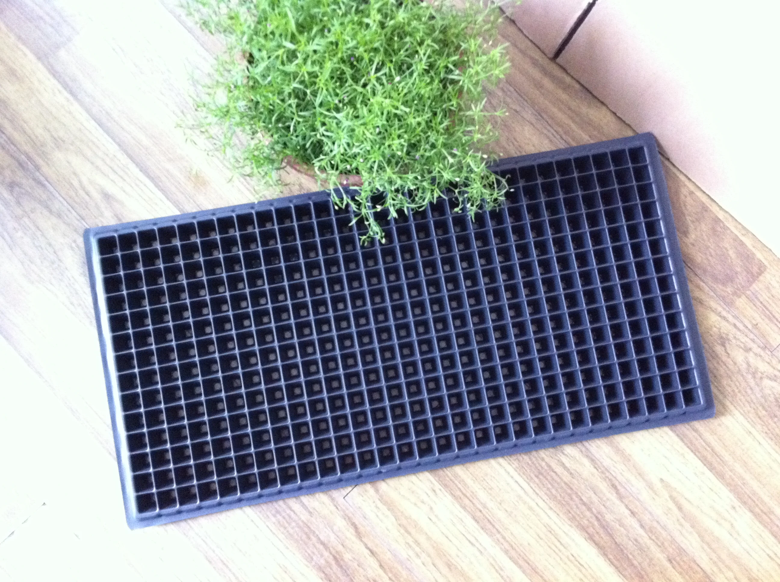 Seed planting plastic seedling nursery tray pots cell seed plant germination growing seed plug 406 cell seedling tray