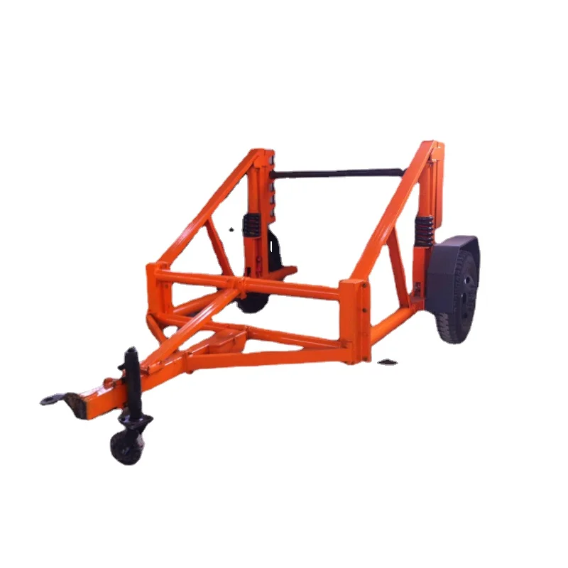 Cable trailer model Wire paying-off vehicle  reel transport trailer