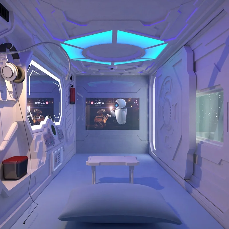 Modern Style Hotel Capsule Bed Sleep Box For Adults Bunk Bed Single Soundproof Bunk Bed For Sale