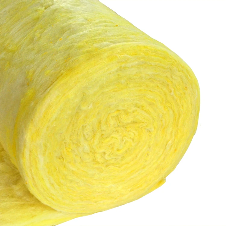 High quality heating glass wool rolls blanket thermal insulation