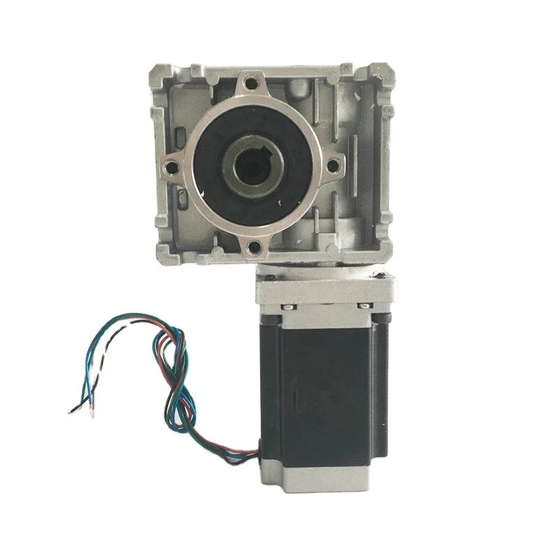 Stepper motor worm gear / stepping motor nema23 1.2N.m with gearbox ratio from 1:5 to 1: 80