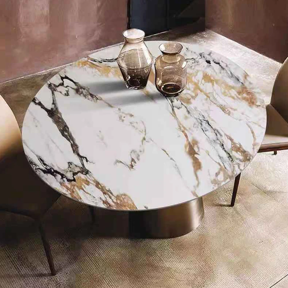 Modern Design Cheap Dining Room Furniture Top Black Dining Table 6 Seats Dining Room Table Set Table Metal Legs Glass Style Type