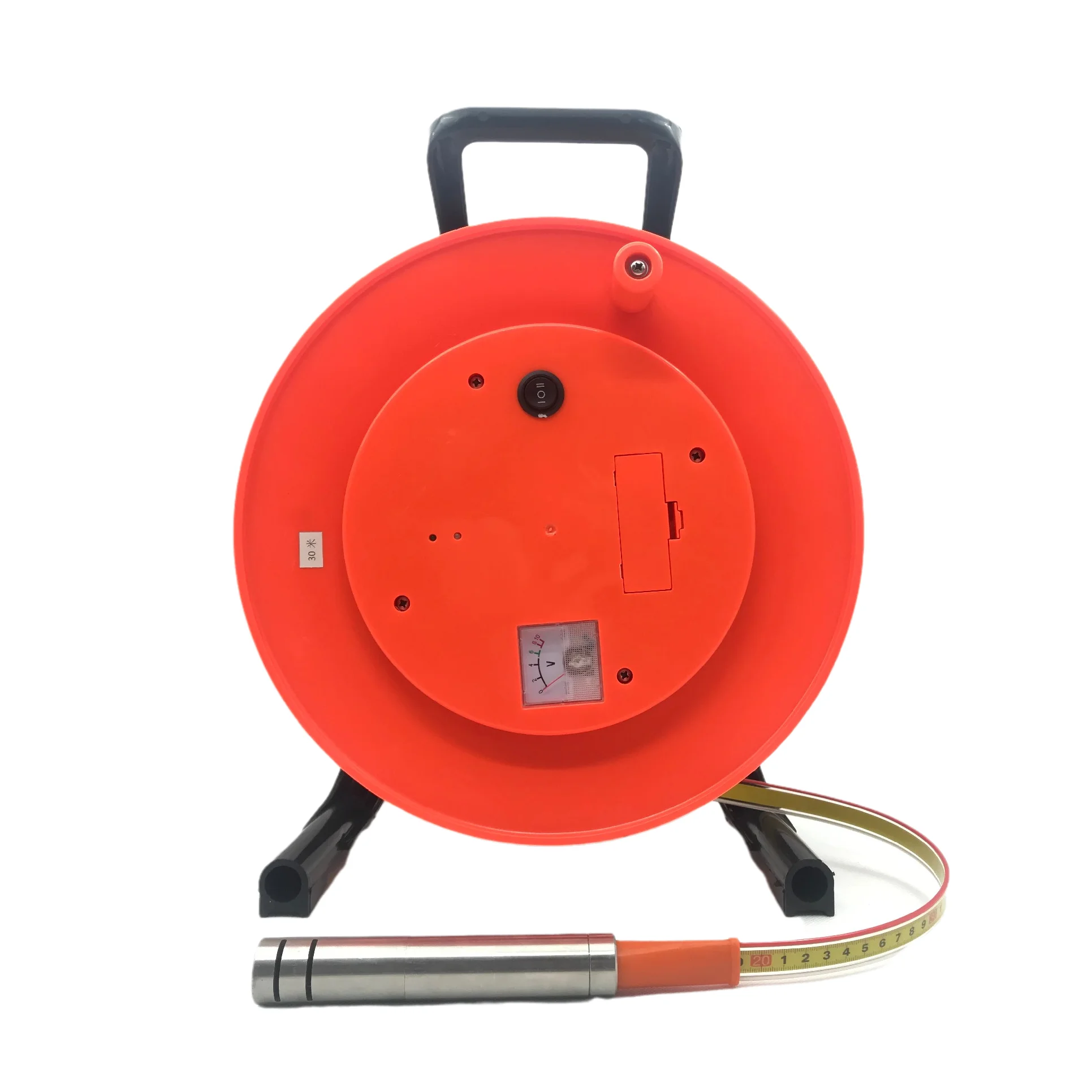 30m-500m Water Level Meter Water Level Indicator Well Depth Measurement Deeper Steel Ruler With Alarm