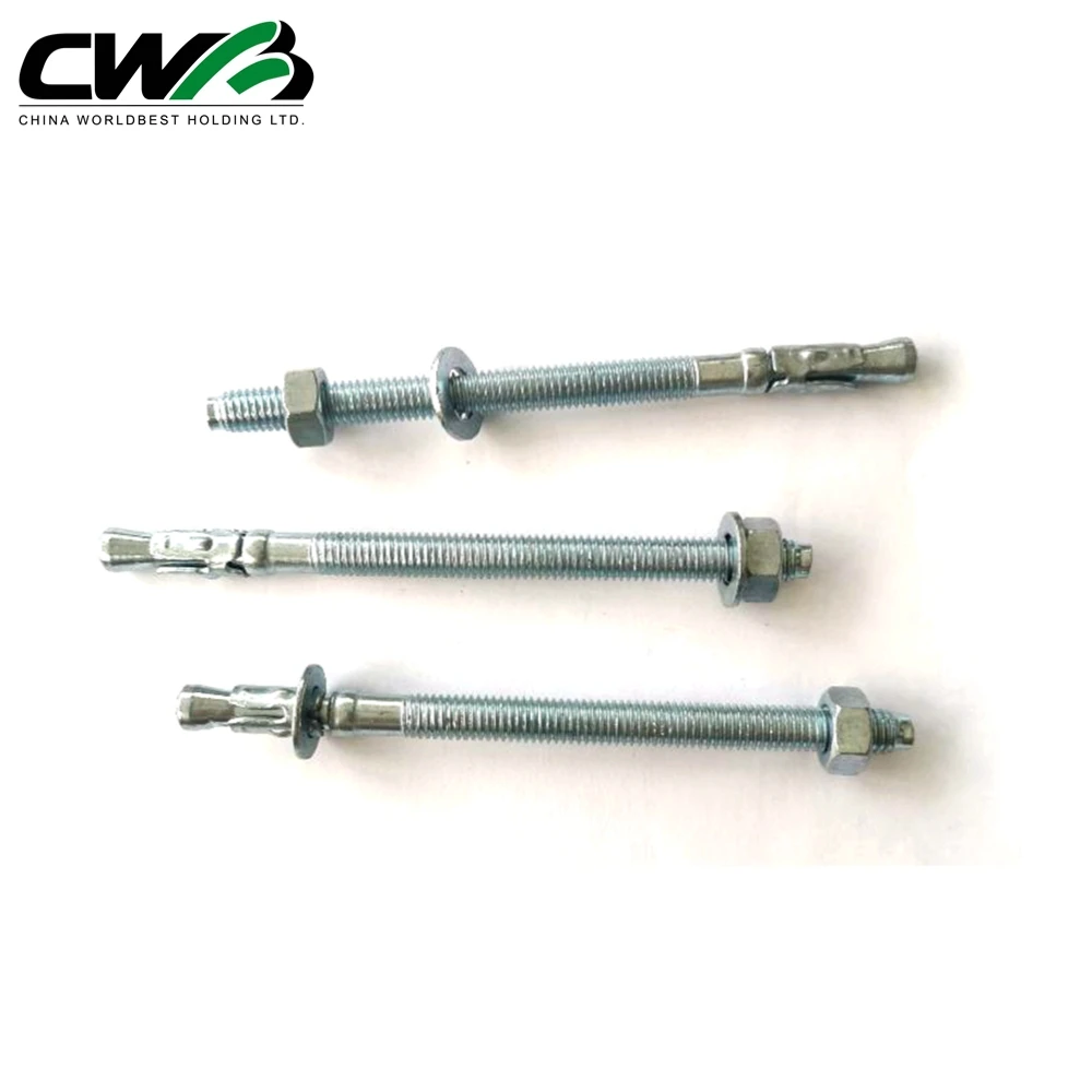 Customized stainless steel expansion wedge anchor bolt wedge anchor