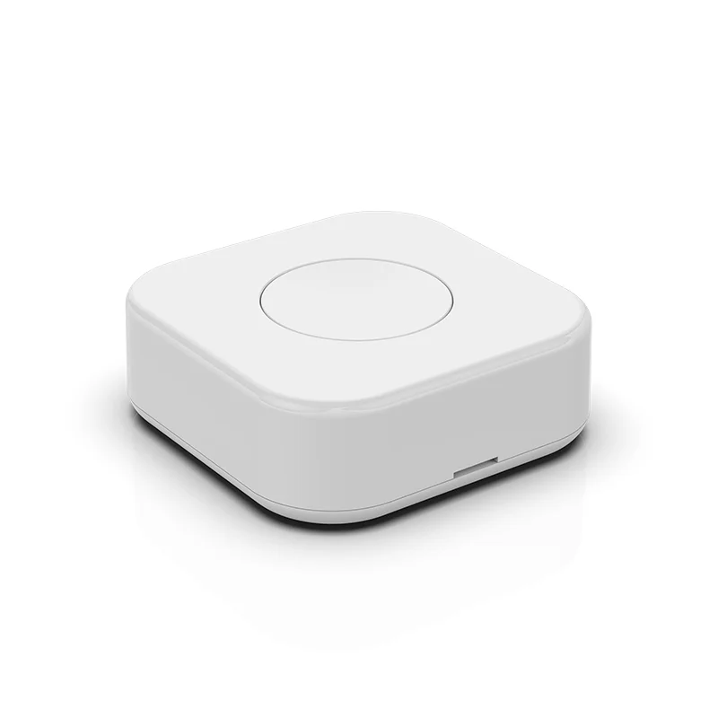 Tuya ZigBee Smart Scene Switch Wireless Mini Switches Multi Scene One Touch Control Button Works With Zigbee Gateway