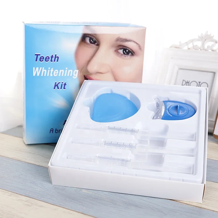 New fashion top selling teeth whitening kit home teeth whitening with led light