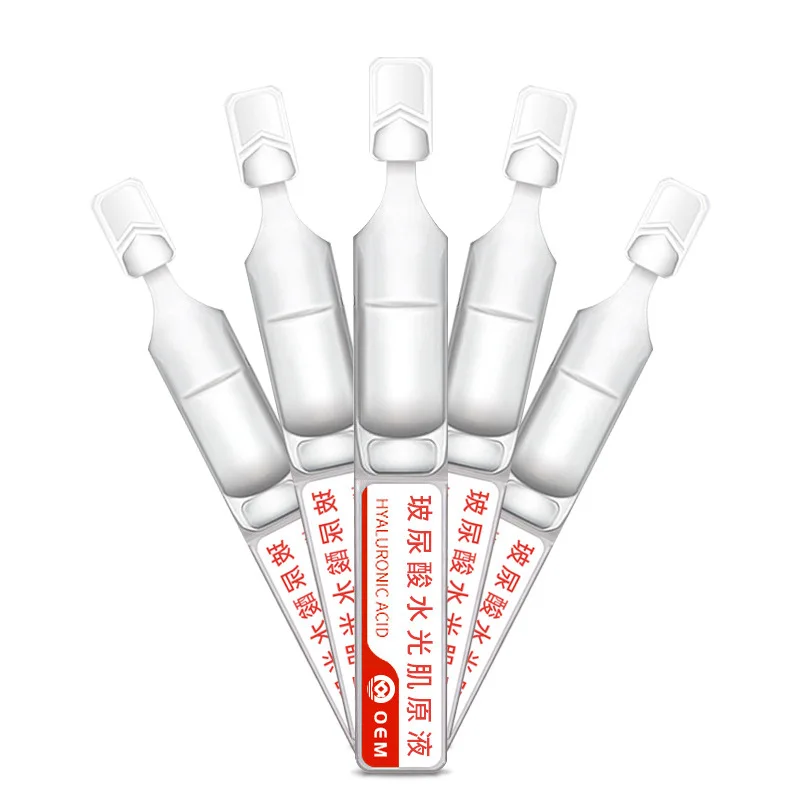 Skin Care Water Light Needle Anti Aging Lifting Firming Whitening Hyaluronic Acid Six Peptides Mango Face Serum