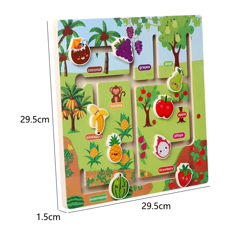 New montessori early education walking maze puzzle toys parent-child interactive games for children hands-on brain wooden toys