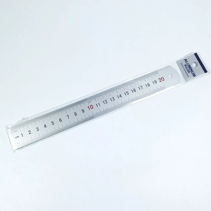 Customized high quality  Aluminum straight metal ruler with different sizes