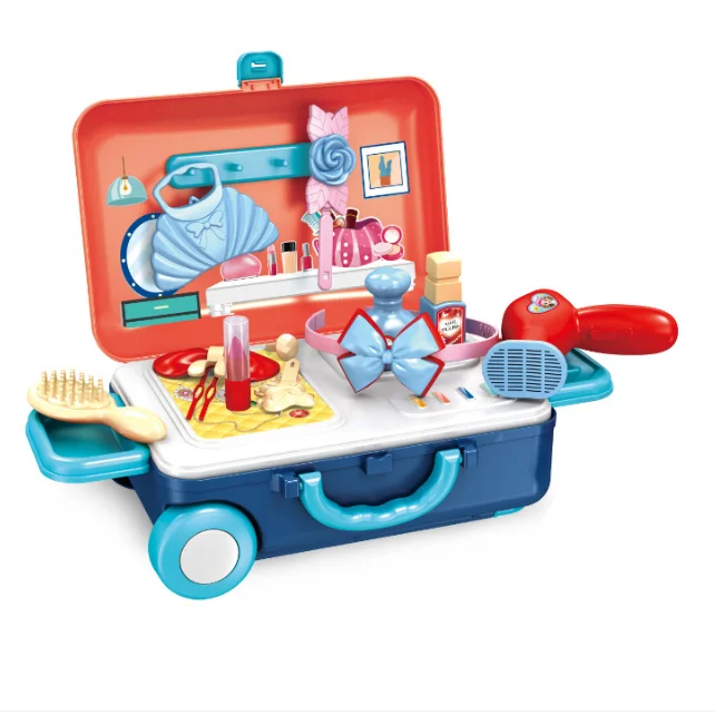 
Toy Doctor Kits Pretend Play Doctor Kit Toys Stethoscope Medical Kit Imagination Play for Kids 3 Years Suitcase Playset 