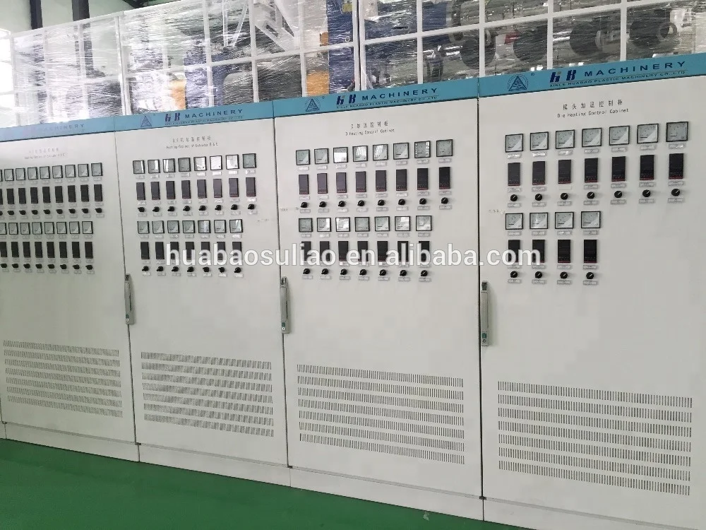 Chinese Manufacturer HB 1500mm 3-layer, 5-layer Cast LLDPE stretch film machine