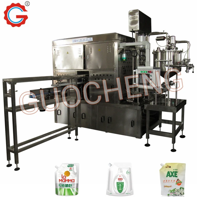Automatic Spout Pouch Filling Packing Machine Chemical Liquid Filling Machine