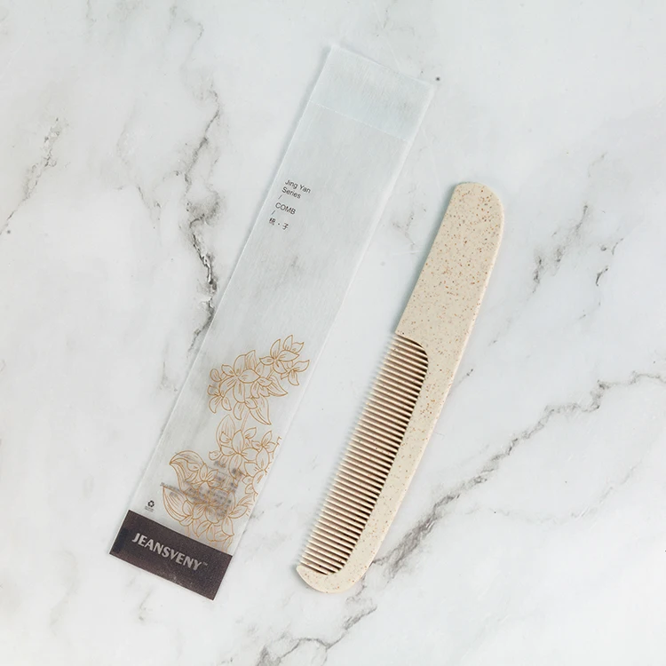 Одноразовая биоразлагаемая Пшеничная солома набор для ванной комнаты в отеле товары туалетных принадлежностей комплект стоматологических авиакомпании курорта