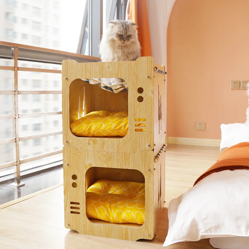 China Wholesale Wooden Cat Dog House Dogs Kennel Pet Houses Large Wooden Dog Cage House