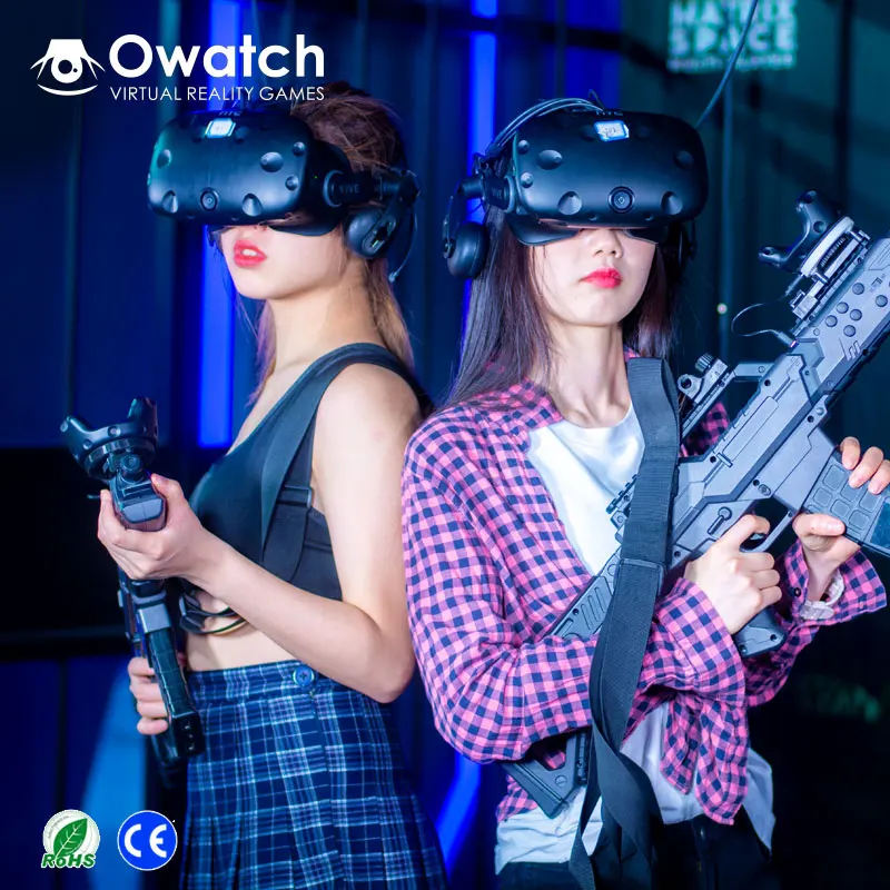 Owatch New 2022 Large VR Multiplayer 3 4 5 players Shooting Game Platform with High Quality VR Games