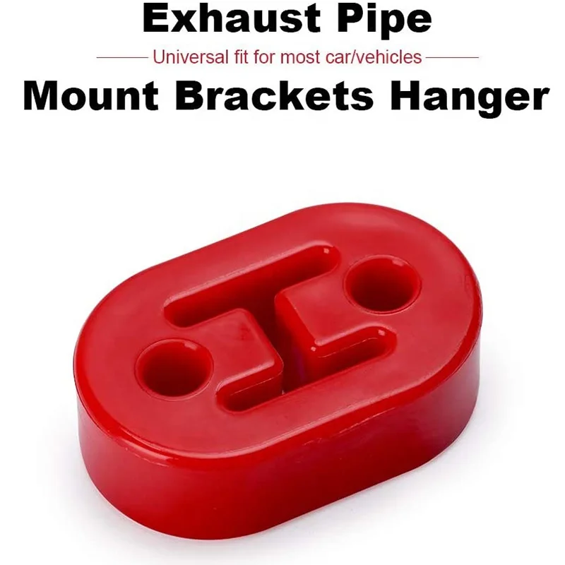 OEM Design Universal exhaust rubber hanger Black/ red/ blue Isolator 11.5mm Hole Diameter 74mm long Muffler Bracket Mount