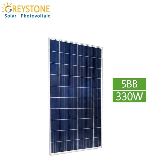 GREYSTONE 330W USA Sale Stock TUV/IEC61215/IEC61730/CEC/INMETRO Certificate Poly Solar Panels For Industry