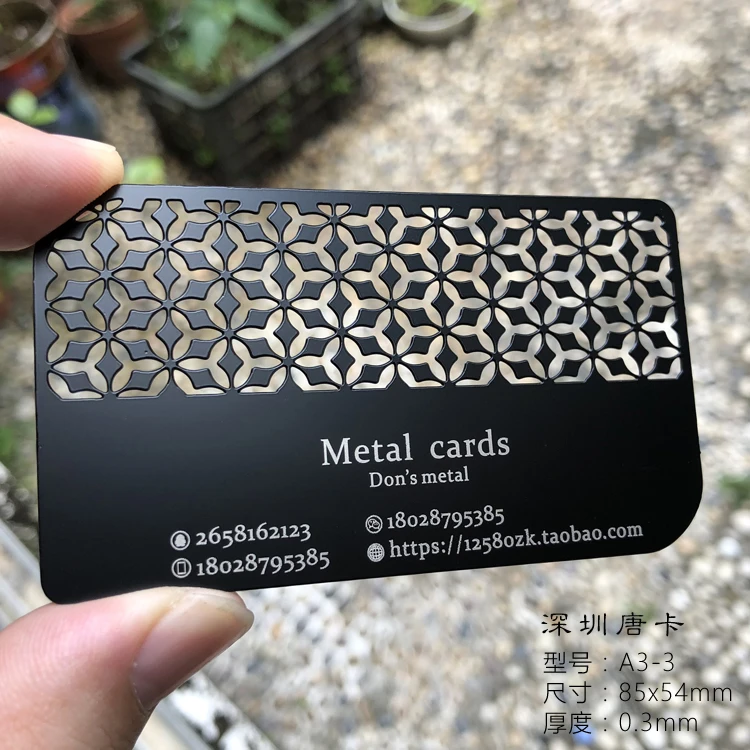 Wholesale Stock Matte Metal Cards Gold Stainless Steel Card Blank NFC RFID 4442 Chip ATM Bank Metal Card for Gift Use