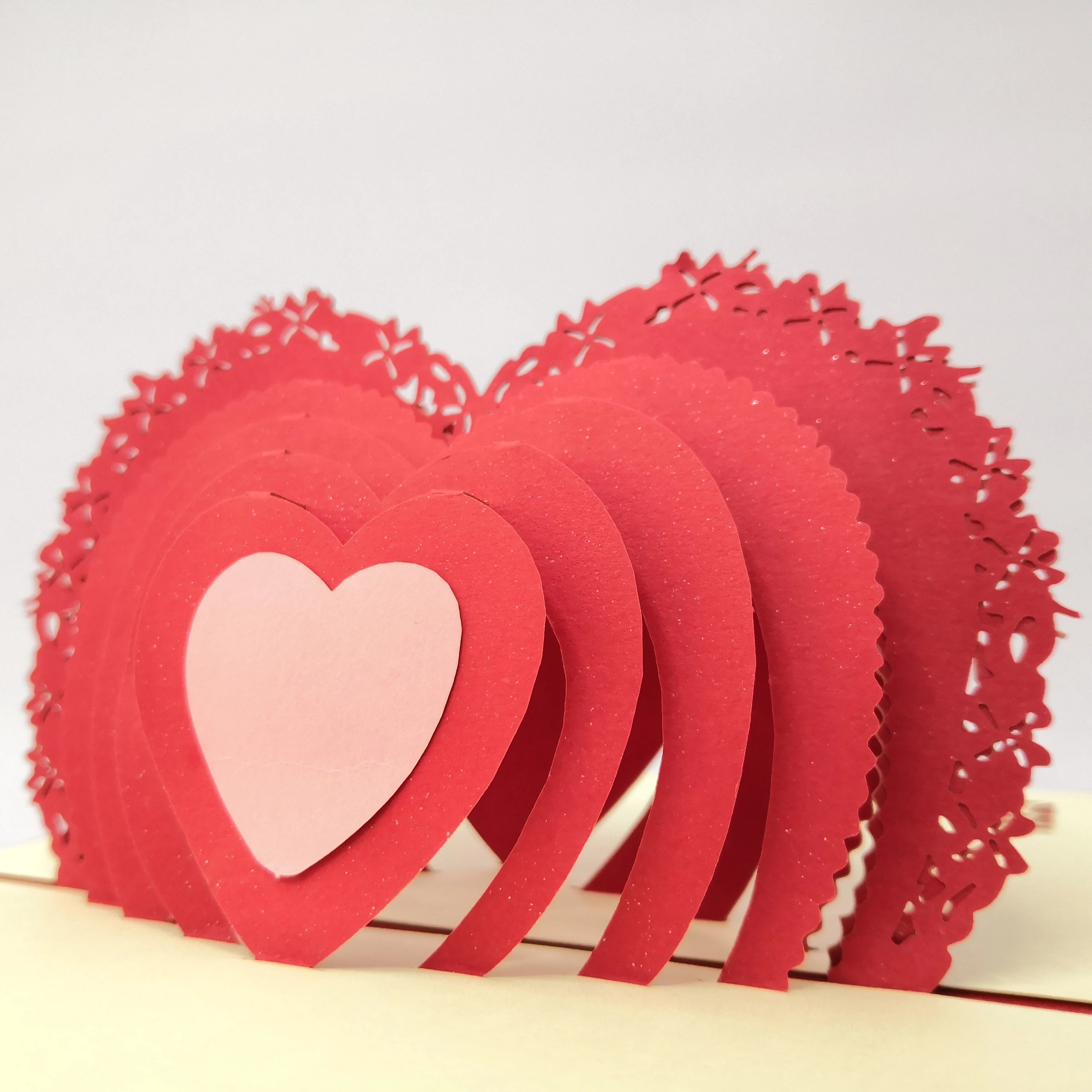 
3D Postcard Laser Cut Wedding Invitations Card Mariage Pop Out Card 