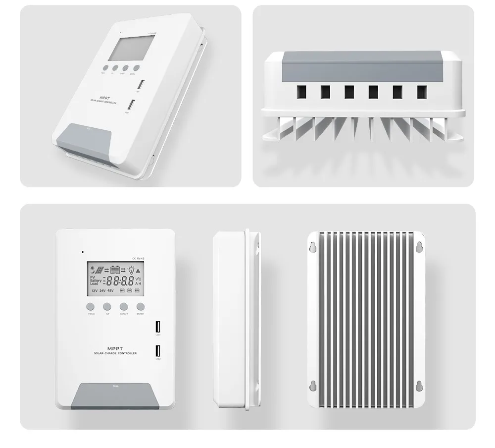 Solar Regulator 60A MPPT Solar Charge Controller for Off-grid Solar System for Lifep04 Sealed Gel AGM Flooded Lithiu