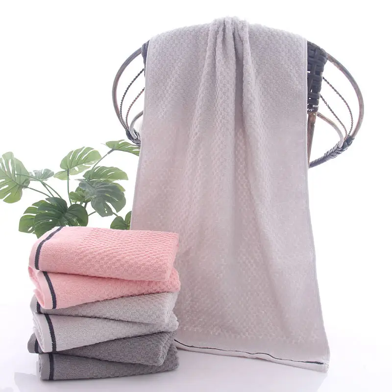 towel honeycomb waffle adult absorb water No shedding Breathable and absorbent towel