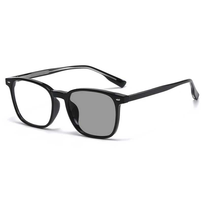 17163 Photochromic Fashion Photocromic High Quality CP Spring Hinge Eyeglasses Frames Optical Glasses