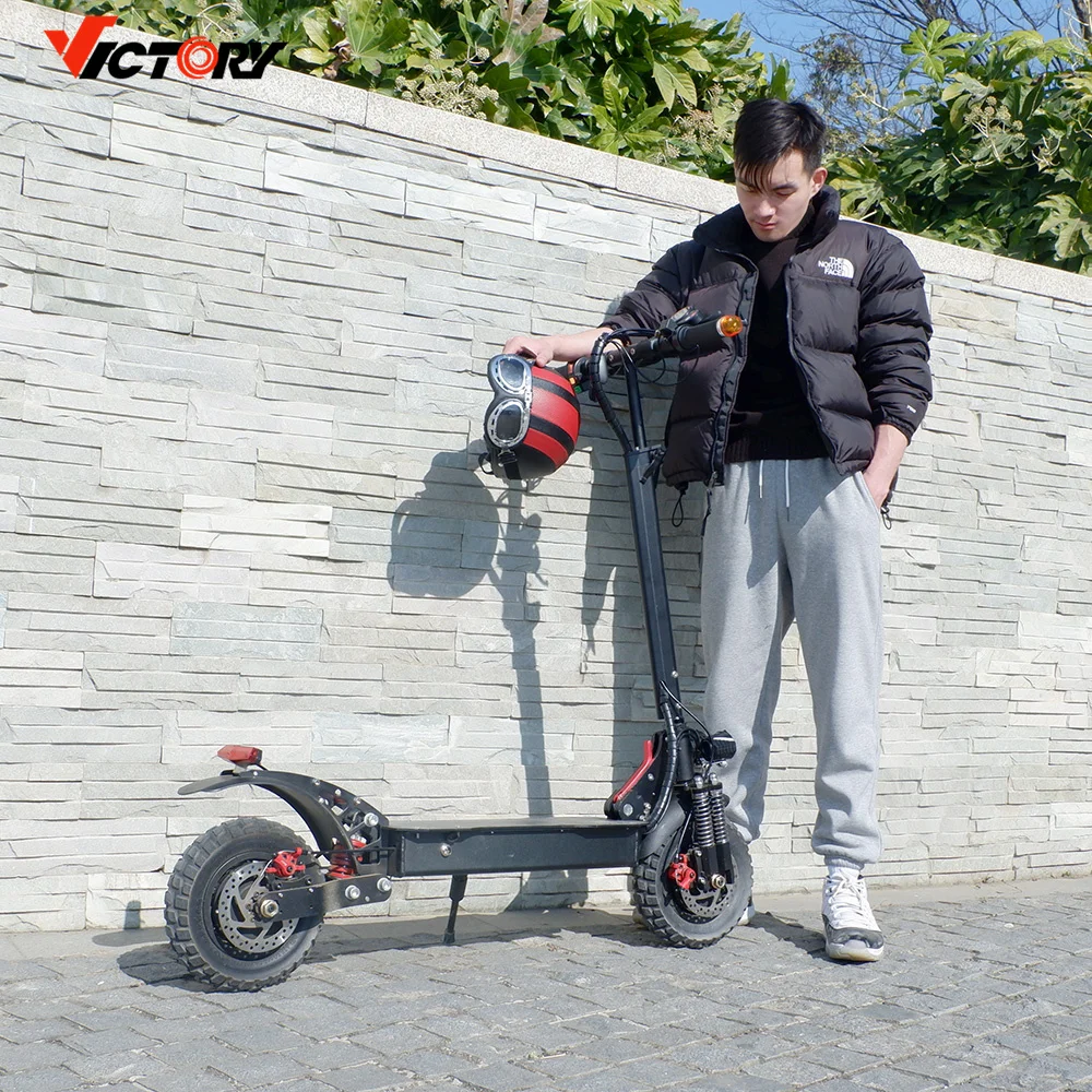 Factory Price Manufacturer Supplier High Speed Durable Use 10' Foldable 1600W Two Wheels Servo Motor Electric Scooter