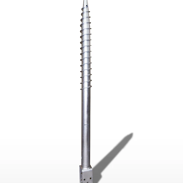 Hot Dipped Galvanized U type Ground Screw Post Anchor