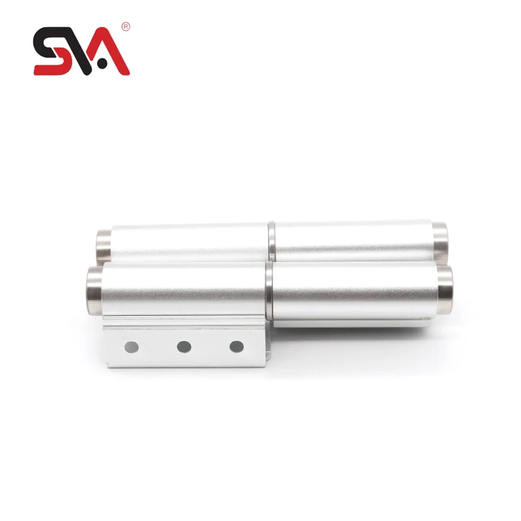 SVA-D-34 All Kinds of Aluminum Alloy Wooden Doors Accessories Stainless Steel 304 Hydraulic Damping Glass Door Pivot Hinge