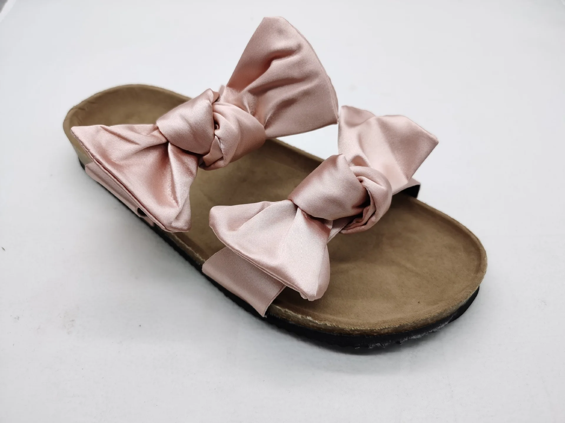 2020 New.2 Fashion  Bow Slippers Sandals for Women Ladies  Summer Flat Shoes