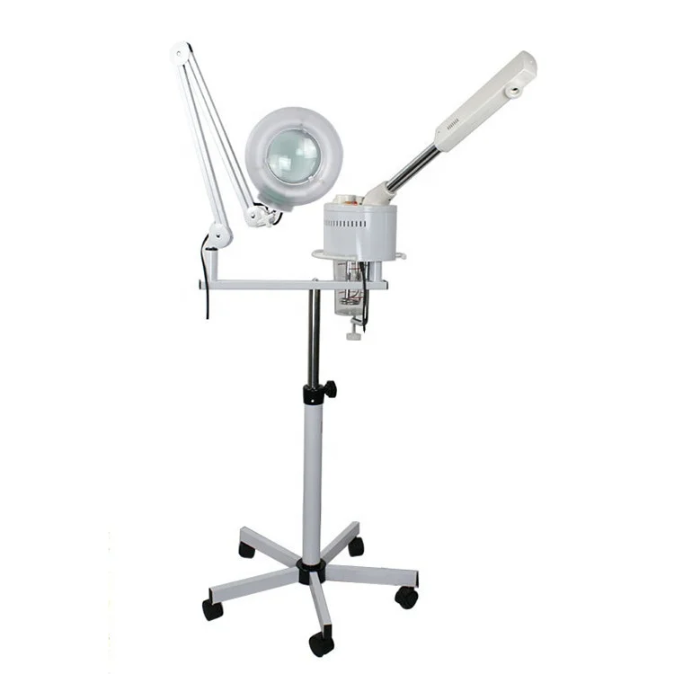 2022 Best selling 2 in 1 Face Steamer and 3X Magnifying Lamp Design for Beauty Use Facial Steamer with Magnifying Lamp