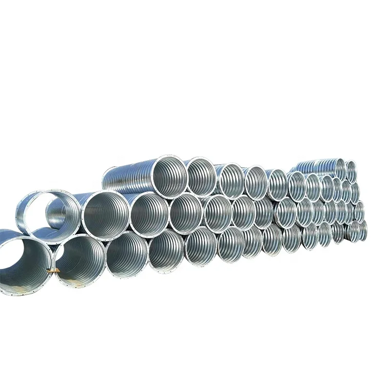 
Stainless steel flexible corrugated pipe half round corrugated metal pipe corrugated metal culvert pipe price 