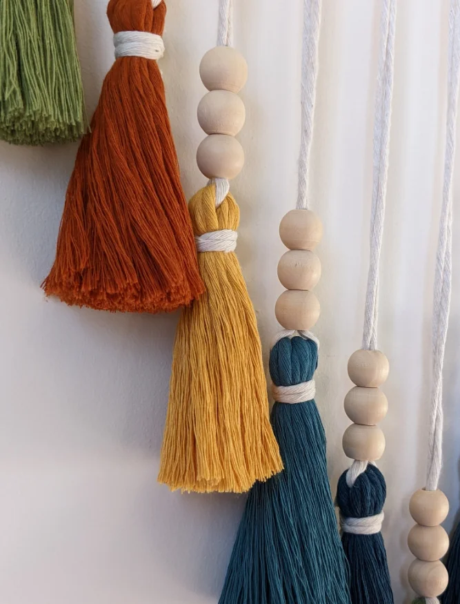 Manufacture customized Colorful Bohemian Macrame Beho Home Decor Wall Hanging