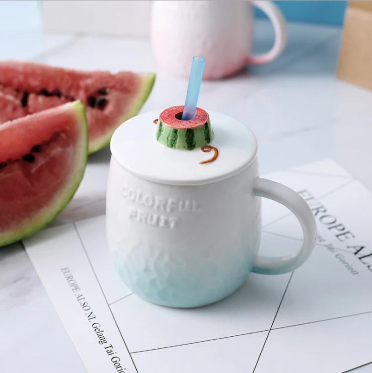  Нижнее белье с рисунками в форме фрукта potbelly керамическая кружка большой емкости lover кофейная крышкой соломы