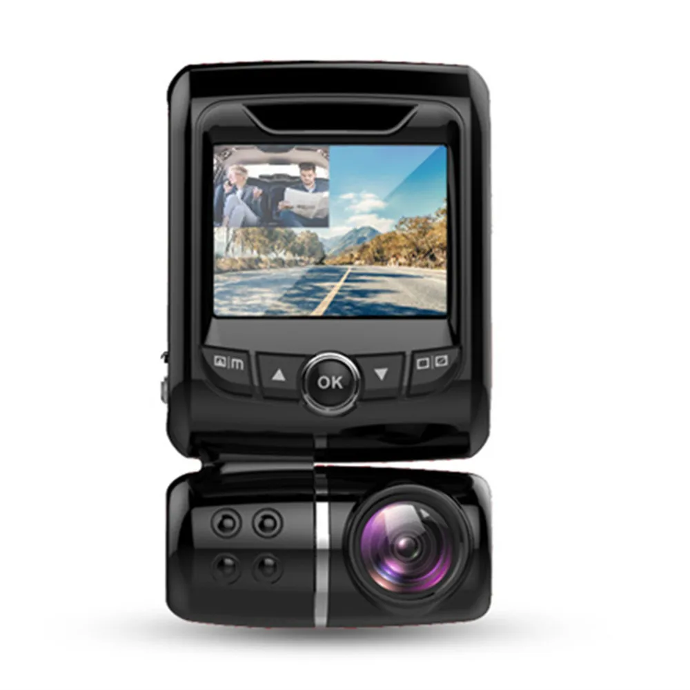 2 камеры Sony IMX323 Автомобильный видеорегистратор с супер конденсатором