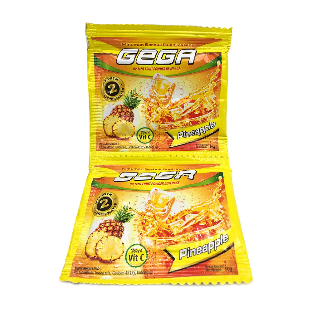 Wholesale Custom Fruit Flavor Gega Instant Juice Powder Drink