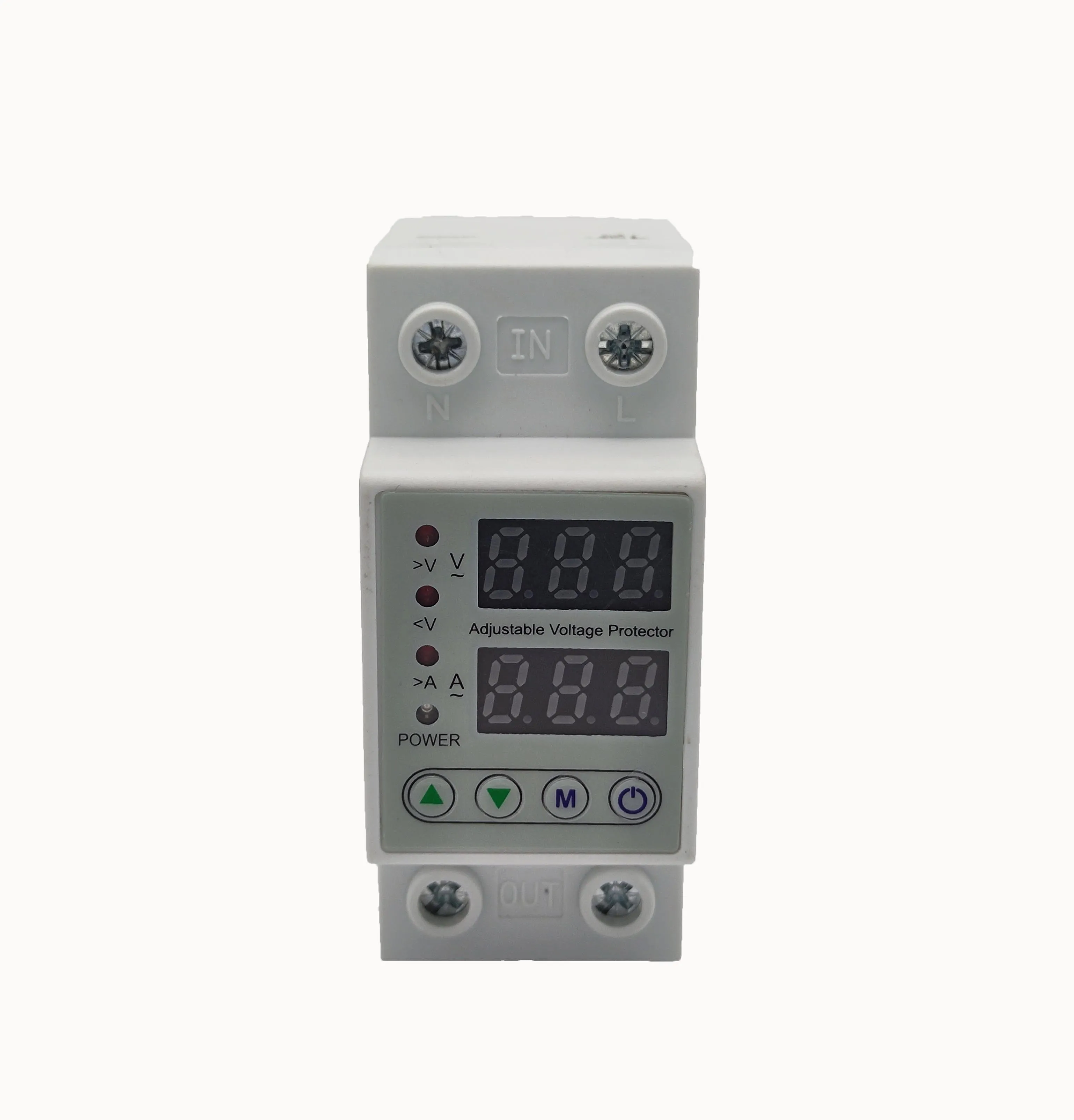 Tomzn Din Rail регулируемые Защита от перенапряжения устройство защитное реле цифровой протектор напряжения
