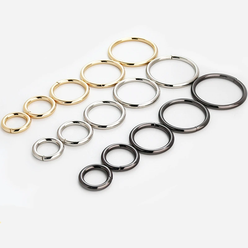 Luggage Hardware Accessories Wire Ring Buckle Metal Ring O Type Ring Seamless Keychain Luggage Buckle Lock