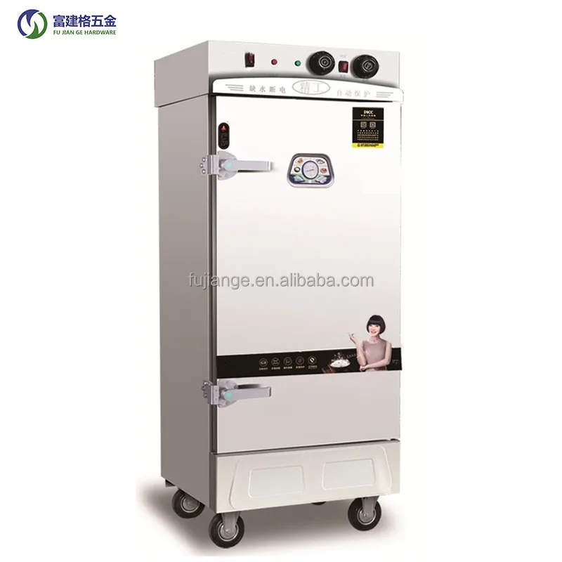 304 Electric Steam Cabinet 24 Layers Steaming Cabinet Canteen Steam Cooking Cabinet Induction Two Doors Hot Selling