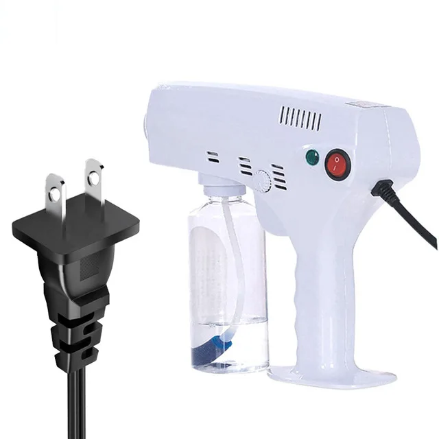 1300W 220V 280ML Sprayer Machine Disinfection Blue Light Nano Steam Spray Gun Nano Sprayer EU/US Atomizing